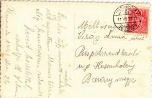 1941 Pélmonostor, Beli Manastir; utca és vendéglő / street and restaurant. photo (EK)