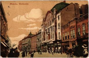 1919 Miskolc, Bankpalota, Langer, Boros Benő, Róna Ármin üzlete  (EK)