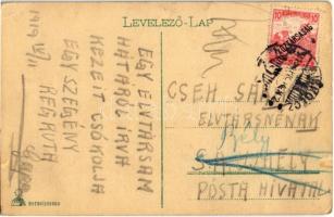 1919 Miskolc, Bankpalota, Langer, Boros Benő, Róna Ármin üzlete  (EK)