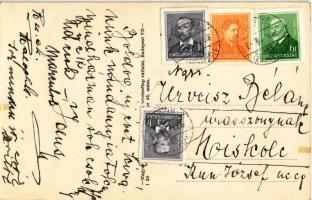 1933 Tiszakeszi, községháza, Római katolikus iskola, utca