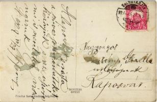 1927 Salgótarján, Chorin Ferenc reálgimnázium, kerékpárosok. Friedler Samu kiadása