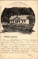 1900 Beszterce, Bistritz, Bistrita; Dr. Keintzel gyógyfürdője. M. Binder kiadása / Wasserheilanstalt / spa