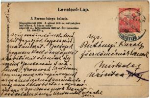 1918 Aknaszlatina, Slatinské Doly, Szolotvino, Solotvyno (Máramaros); Ferenc bánya belseje / mine in...