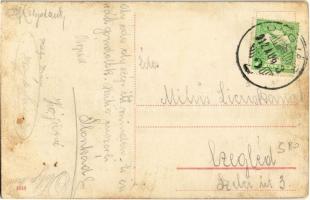 1912 Nevicke, Nevytske, Nyevicke (Ungvár, Uzhorod); vár részlet "Éljen a Haza" felirattal....