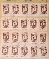 10 db ajánlott Hivatalos Felszólítás rengeteg bélyeggel és pótlásokkal kiegészítve ,