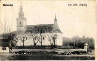 Galambos, Holubina, Holubyne (Szolyva); Görög katolikus templom. Divald / Greek Catholic church (EK)