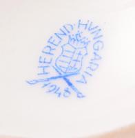 Herendi Viktória mintás porcelán amfora, tetővel, kézzel festett, jelzett, hibátlan, m: 26,5 cm