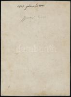 1908 Szárcsa, hajtány a vasútállomáson gyerekekkel, fotó, kartonra ragasztva, feliratozva, 17×12 cm