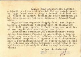 Schmoll Pasta cipőpaszta reklám / Schmoll shoe paste advertisement card