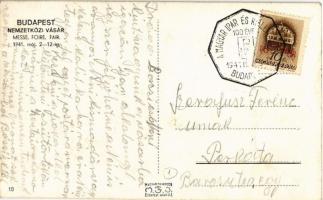 1941 Horthy Miklós kormányzó és felesége, Purgly Magdolna, látogatása a Budapesti Nemzetközi Vásáron...