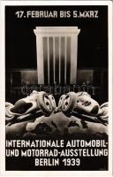 1939 Berlin, Interntaional Automobile und Motorrad Ausstellung / International Automobile and Motorcycle Exhibition. So. Stpl s: Klokien