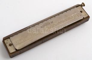 M. Hohner Chromonica harmonika, tokban, h: 18 cm