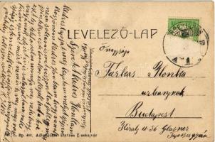 Érsekújvár, Nové Zámky; Kossuth Lajos tér és szobor, lovaskocsi, Nemzeti szálloda, Steiner Miksa üzl...