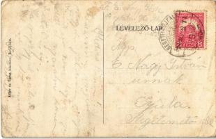 Berettyóújfalu, zsinagóga, izraelita templom. Adler és társa kiadása / synagogue (kopott sarkak / wo...