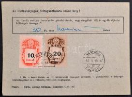 170 db ajánlott Hivatalos Felszólítás rengeteg bélyeggel és pótlásokkal kiegészítve, 1954-es okmányb...