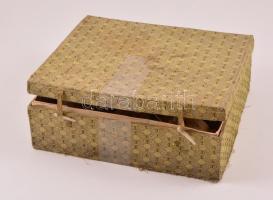 Kínai teáskészlet, 6+6+1, jelzett, hibátlan, eredeti dobozában