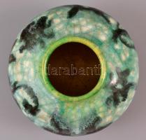 Gorka Géza (1895-1971): Váza. Mázas kerámia, jelzett m:10 cm, d: 15 cm