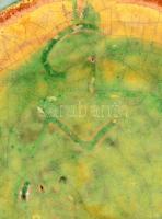 Gorka Géza (1895-1971): Váza. Mázas kerámia, jelzett m:10 cm, d: 15 cm