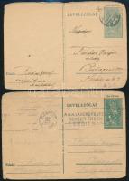 1944 Svájci követségi csoportos menlevél + kapcsolódó munkaszolgálatos levelezőlapok + 3 db kitöltöt...