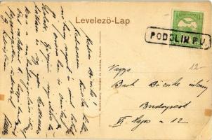 Podolin, Podolínec (Szepes, Zips); Váracsalj. Szankovszky felvétele és kiadása / manor farm (EK)