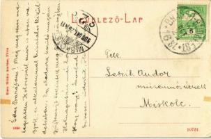 1908 Tövis, Teius;  Református templom. Klein Mihály kiadása (W.L.?) 1650. / Calvinist church (fa)