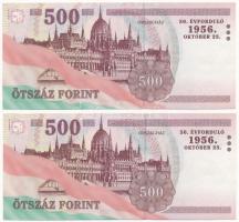 2006. 500Ft "EC" "50. évforduló 1956. október 23." (2x) sorszámkövetők egy ugrás...