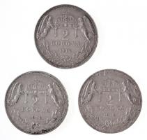 1912KB 2K Ag "Ferenc József" Körmöcbánya + 1913KB 2K Ag "Ferenc József" Körmöcbá...