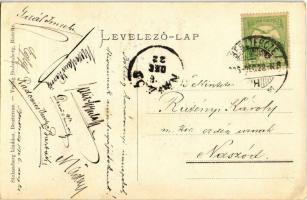 1906 Borgóbeszterce, Bistrita Bargaului; Szikla-gomba Pietrosa. Stolzenberg kiadása / Felsen Pilzkop...