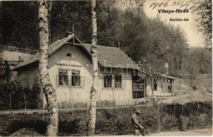 1906 Vihnyefürdő, Vyhnye; Kertész lak. Grohmann Gyula kiadása / villa