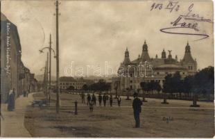 1903 Igló, Zipser Neudorf, Spisská Nová Ves; Fő tér, Vigadó. Latzin János kiadása / redoute hotel, main street. photo (EK)