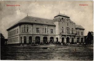 1912 Balmazújváros, Községháza. Schirf István kiadása (EK)