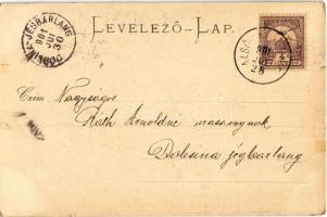 1901 Tátrafüred, Ótátrafüred, Altschmecks, Stary Smokovec (Tátra, Magas Tátra, Vysoké Tatry); Főherc...