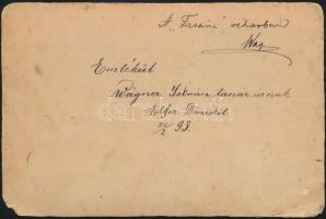 1893 A "Fasaria" a viharban, festmény után készült fotó, 10×13 cm