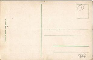 SMS Viribus Unitis az Osztrák-Magyar Haditengerészet Tegetthoff-osztályú csatahajója címerrel, ágyút...