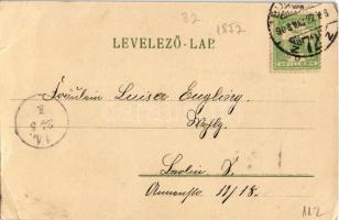 9 db RÉGI magyar városképes lap: Balatonfüred, Kaposvár, Budapest, Szeged, Pécs, Máriagyűd (Siklós);...