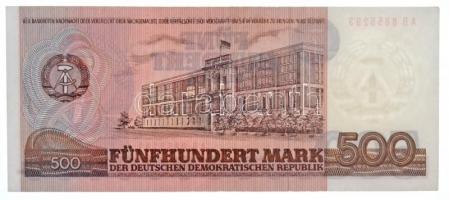 NDK 1985. 500M kiadatlan T:I / GDR 1985. 500 Mark unissued C:UNC 
Krause 33