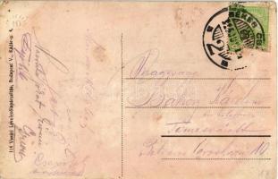 Békéscsaba, Vasútállomás, vagonok. Holländer nyomda kiadása (EK)