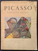 Picasso: Paintings 1939-1946. Introduction by John Russell. London, Lindsay Drummond. Egészoldalas táblákkal. Kiadói papírkötésben. 39x29 cm