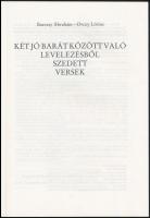 Barcsay Ábrahám-Orczy Lőrinc: Két jó barát között való levelezésből szedett versek. Táncsics-sorozat...