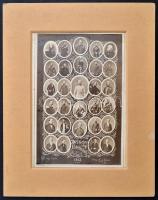 1863 Deutscher Fürstentag zu Frankfurt am Main, tablókép, Fotograf C. Kuhn, Verlag von Heinich Kelle...