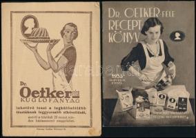 cca 1930 Dr. Oetker 2 db receptkönyv