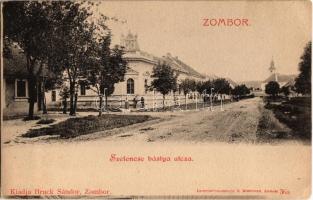Zombor, Sombor; Szelencse bástya utca. Kiadja Bruck Sándor / street view (EK)