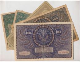 Lengyelország 1919. 5M + 10M + 1000M (2x) + 1922. 50.000M T:III,III- kis ly.
Poland 1919. 5 Marek +...