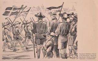 1933 Jamboree Budapest Hungaria, illusztrált német nyelvű füzet a Jamboree-ról / 1933 Jamboree Budap...