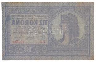 1919. július 15. 10K csak előlapi nyomat, próba? T:II
Hungary 15.07.1919. 10 Korona only front prin...