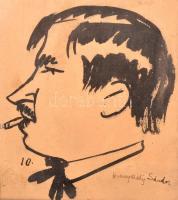 Major Henrik (1889-1948): 17 db karikatúrája. Rózsahegyi Kálmán, Halmos Mihály, Nagy Endre, Orbók At...