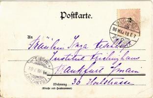 1898 Jancsi és Juliska / Hansel und Grethel. Lith. Anstalt Kaufbeuren F. Siml / Hansel and Gretel - ...