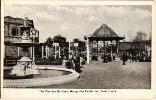 1908 London, Earl's Court, Hungarian Exhibition - 6 db régi képeslap a londoni magyar kiállítás...