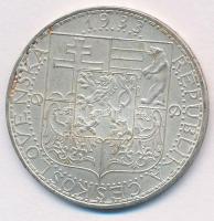 Csehszlovákia 1933. 20K Ag "Ipar, mezőgazdaság, üzlet" T:1-
Czechoslovakia 1933. 20 Korun...