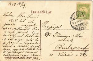 1907 Kiskundorozsma, dorozsmai vasúti katasztrófa 1907. április 12-én, vasúti szerencsétlenség, mozd...